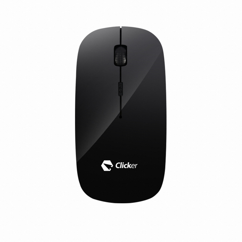 지클릭커 Clicker T10 슬림 무선 마우스 (블랙)_이미지