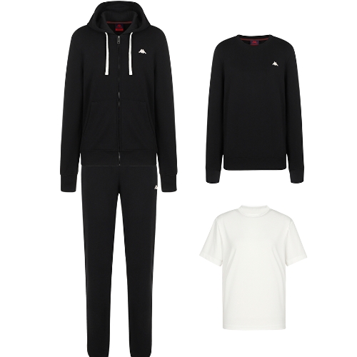 카파 코튼 후드집업+저지세트 퍼포먼스 4종 SET KPFY4EO20_이미지