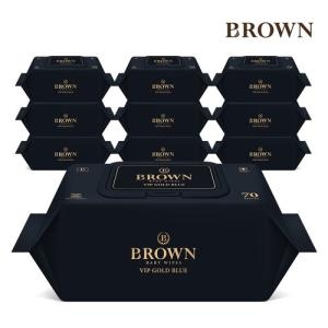 VIP 골드 블루 물티슈 캡형 70매