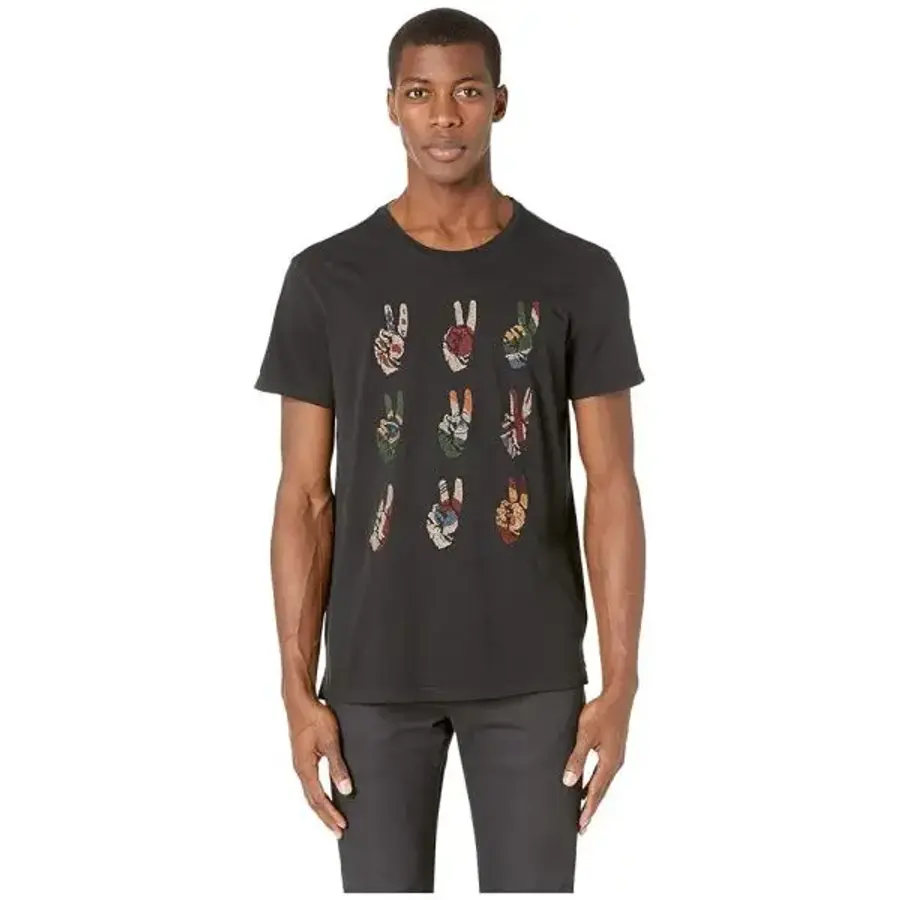 멀티 PEACE HAND TEE 블랙 1162101