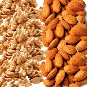 블루망고마켓  구운아몬드 1kg 1개+호두 1kg 1개_이미지
