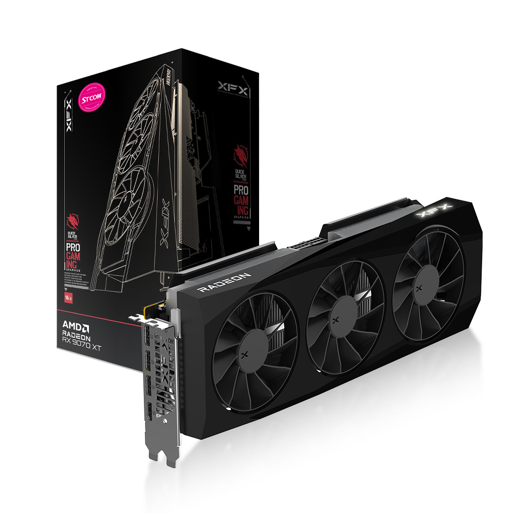 XFX 라데온 RX 9070 XT QUICKSILVER D6 16GB이미지입니다. 누르면 해당 게시물로 새창이동합니다.