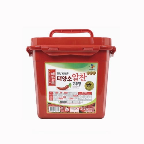 해찬들 맛있게 매운 태양초 알찬 고추장 6.5kg (3개)_이미지