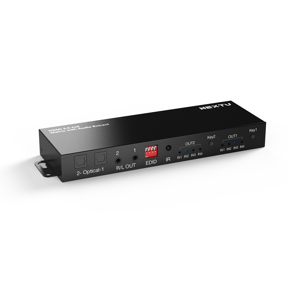�������������ͽ� NEXTU NEXT-2405UHD-4K 4:2 HDMI ��Ʈ���� ����ġ