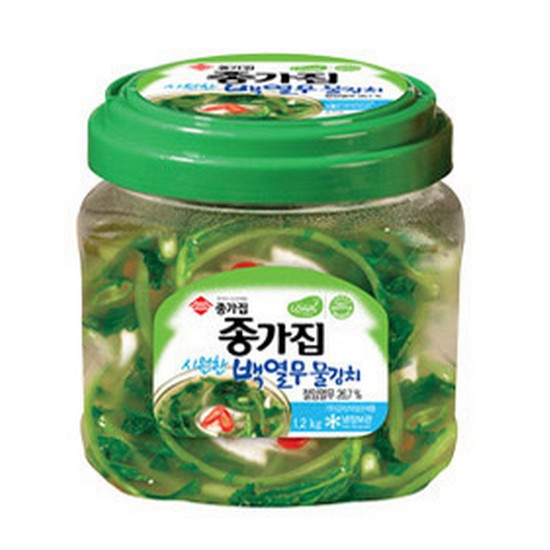 종가집 시원한 백열무 물김치 1.2kg (2개)_이미지