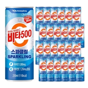 광동제약 비타500F 스파클링 250ml 캔 x 24입_이미지