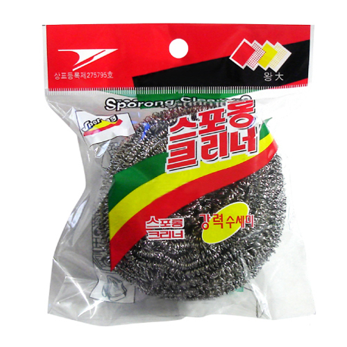 만경산업 스포롱 왕 철수세미 55g [10팩(10개)]