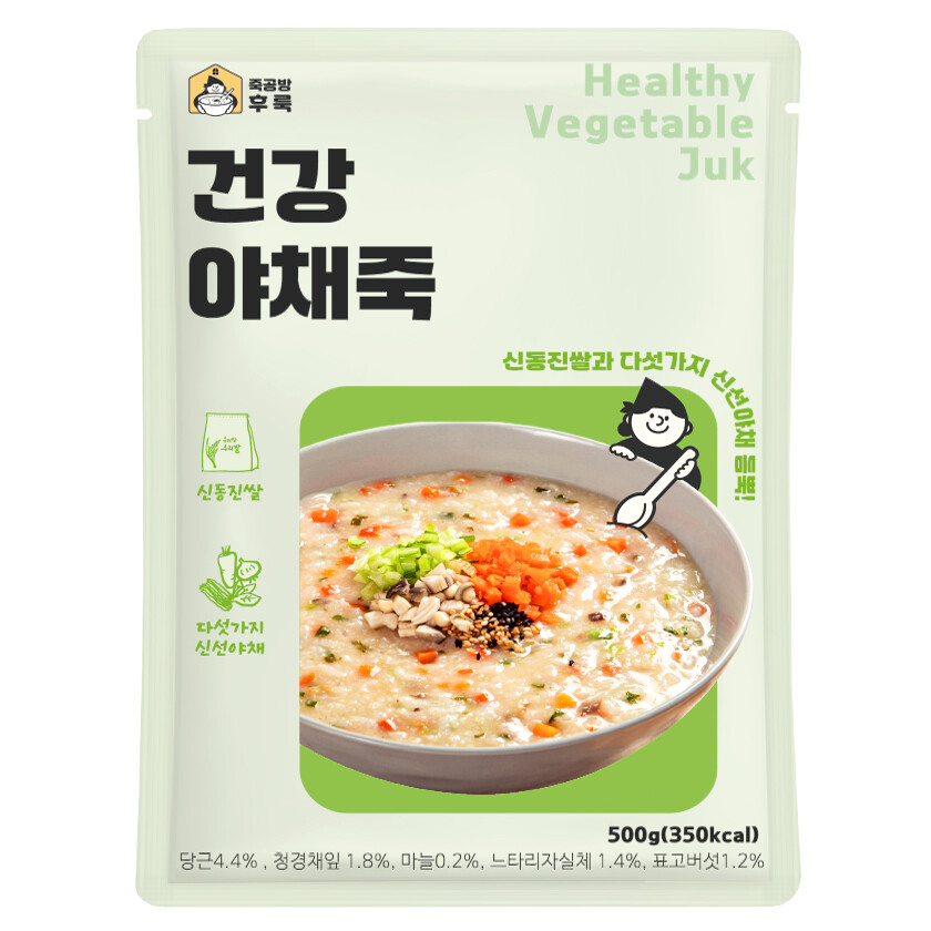 새싹푸드 죽공방후룩 건강 야채죽 500g (1개)_이미지