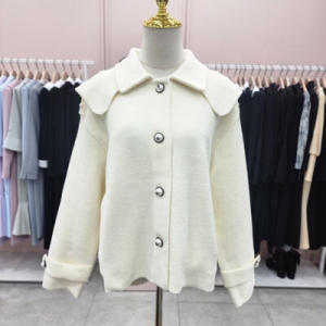 사틴 카라넥 진추버튼 쟈켓S244K958A06_JK