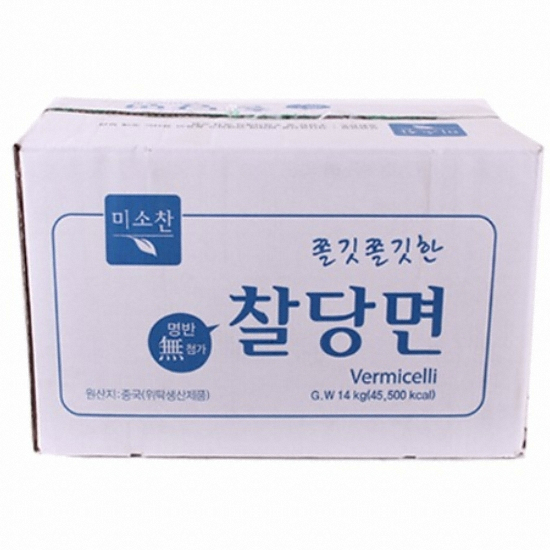 영화식품 미소찬 찰당면 14kg (1개)_이미지