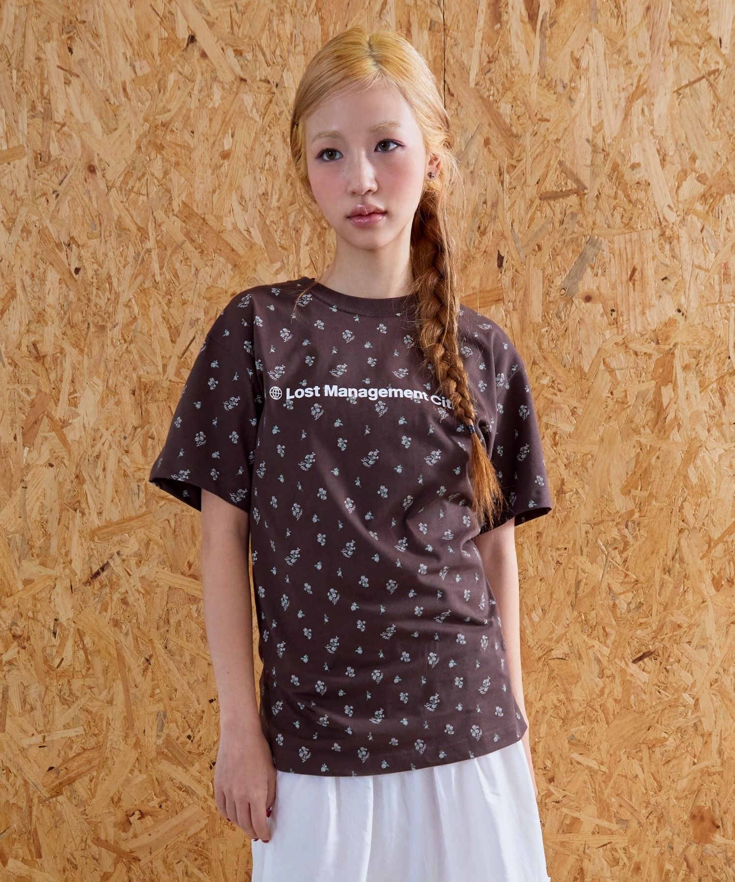 엘엠씨 LMC FN OG TEE flower brown 0LM46CTS112BRW L_이미지