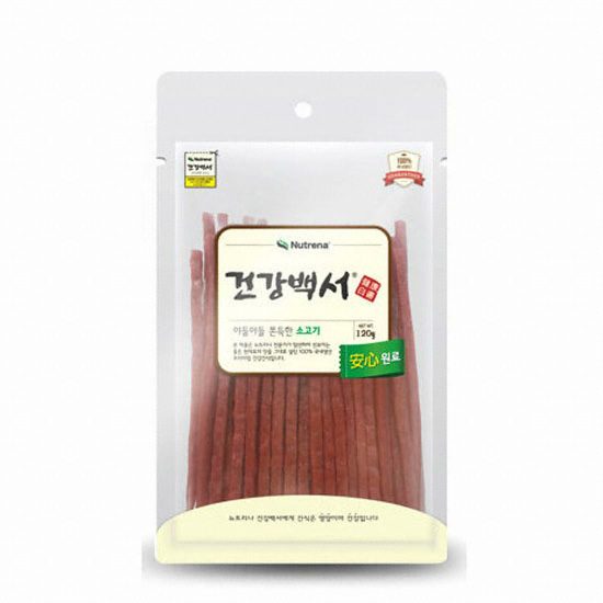 독 건강백서 야들야들 쫀득한 소고기 120g