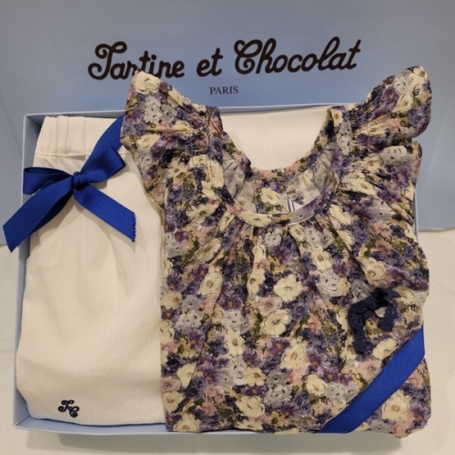 쇼콜라 GS플레어상하복 TTOMXT2551 여름여아외출복백일돌두