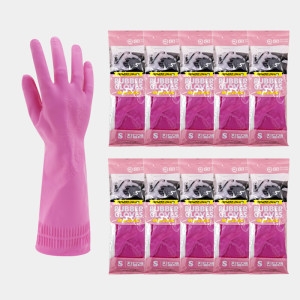 하얀손산업 하얀손 고무장갑(소) (10켤레)_이미지