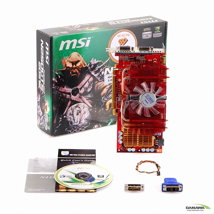 MSI 지포스 GTS250 N250GTS-2D512-OC 싸이클론 512MB VF1050 웨이코스_이미지
