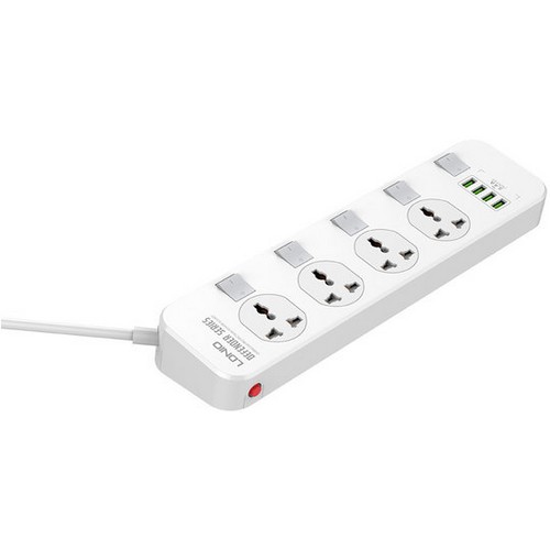 LDNIO 4구 USB 4포트 통합형 멀티탭 해외구매 (2m)_이미지