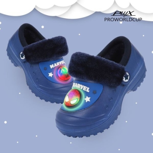 프로월드컵 PWX 키즈 스파이더맨 젝키 라이팅 방한실내화 NV 34773425