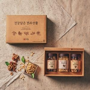 유기샘 친환경견과 선물세트 3종 3호 340g
