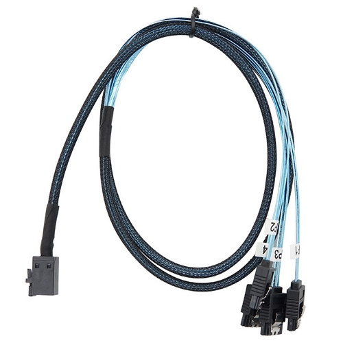 라이트컴 COMS BT635 SFF-8643 to 4 SATA 케이블 (1m)