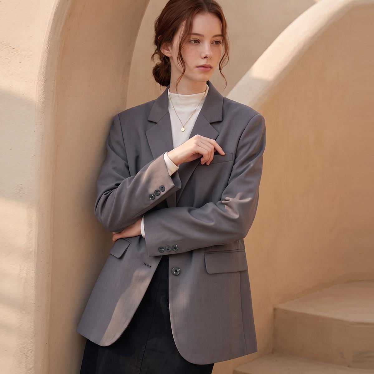 클라셰 싱글 테일러드 오버핏 자켓_B6F0039_이미지