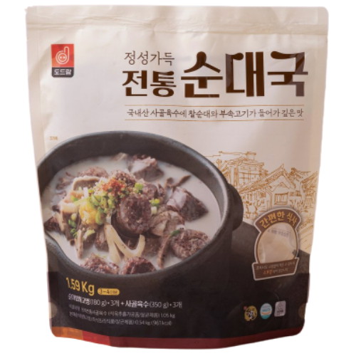 도드람푸드 정성가득 전통 순대국 1.59kg (1개)_이미지