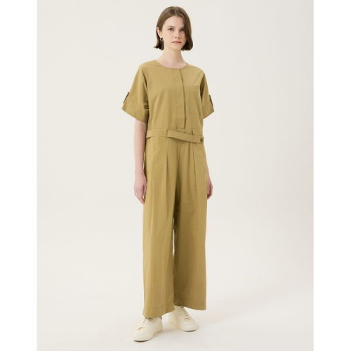 보니스팍스 뒷밴딩 와이드 점프수트 팬츠-BC32SL110