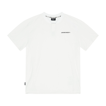 제이미웨스트 JW 로고 퍼포먼스 헨리넥 카라티셔츠 JVB-TS345WH1