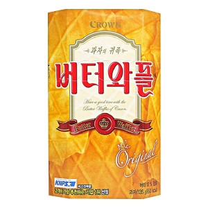 크라운제과 버터와플 135g