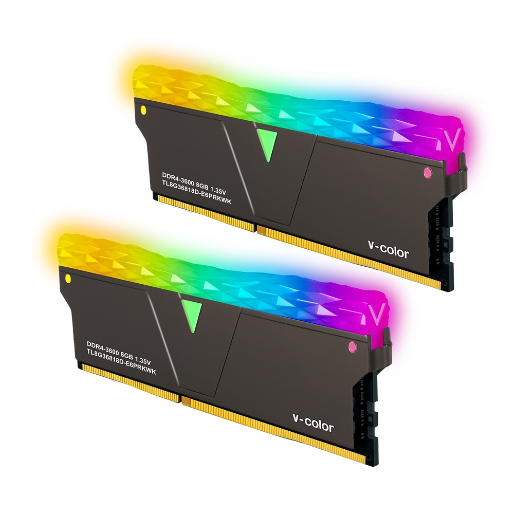 V-Color DDR4-3600 CL18 PRISM PRO RGB BLACK ��Ű��