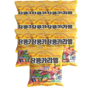 크라운제과 땅콩카라멜 324g (10개)_이미지
