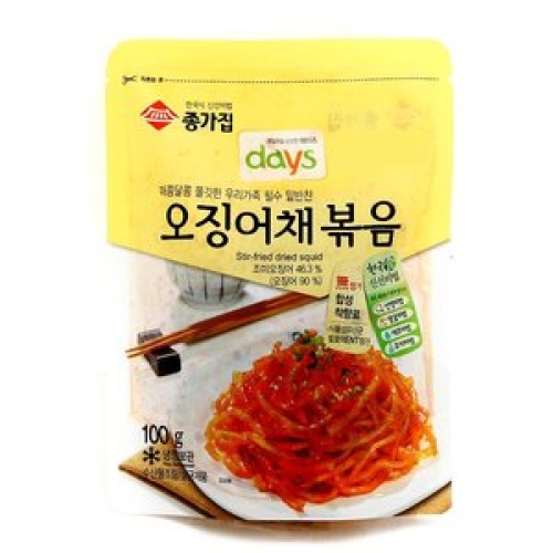 대상 종가집 days 오징어채볶음 100g [1개]