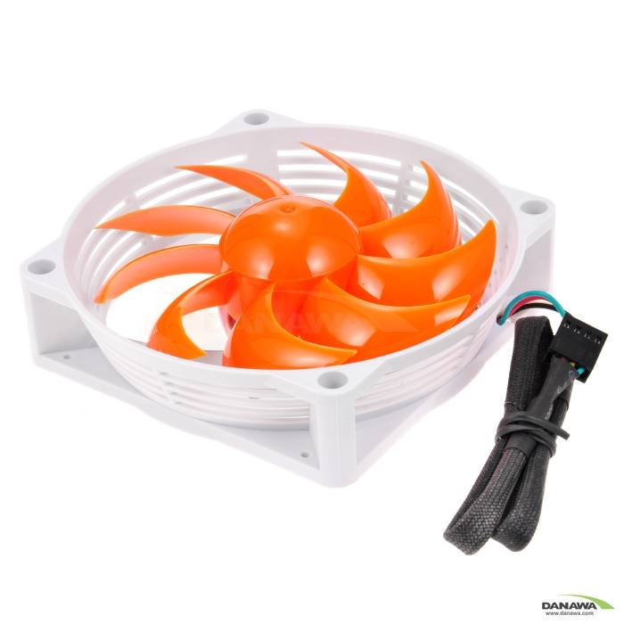 COOLERTEC Silent ORANGE WHITE Fan OW10825DFX-F