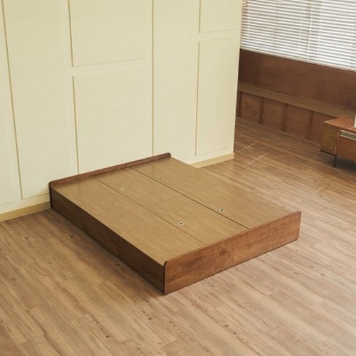 에몬스 빌라드우드 무헤드 원목 침대 Q (에잇나잇럭스)_이미지