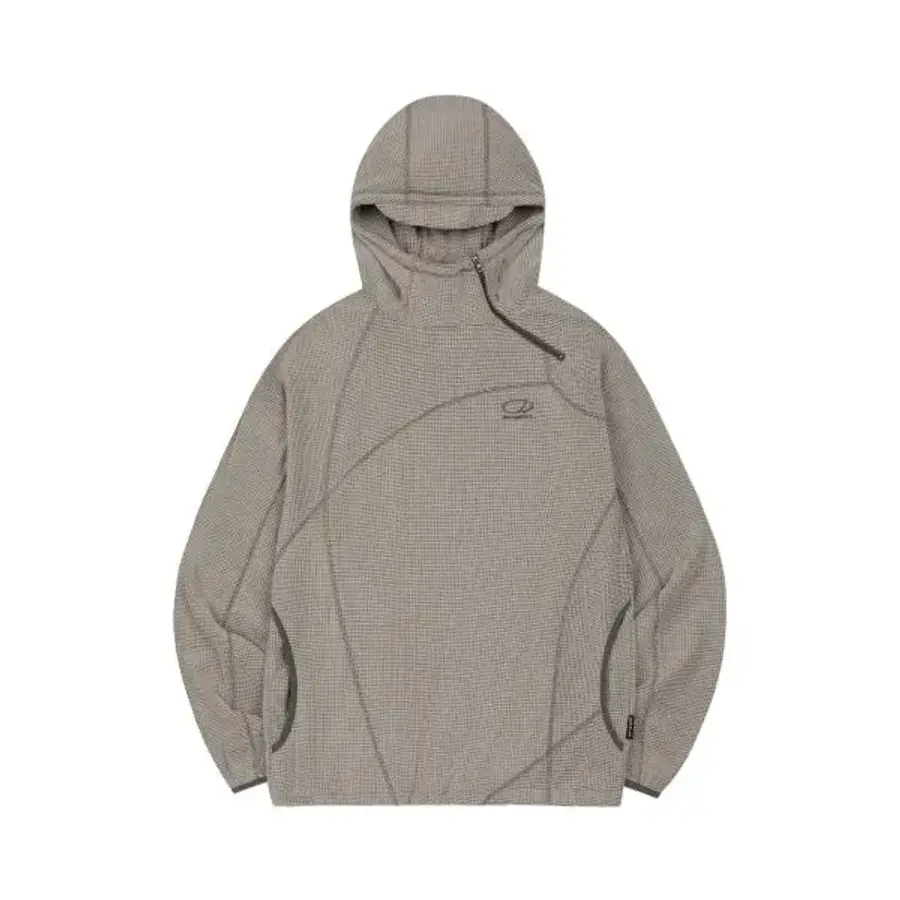 오드스튜디오 후드티 와플 커버 스티치 후드 티셔츠 BEIGE 228969_이미지