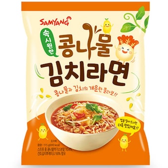 삼양식품 콩나물 <b>김치</b> <b>라면</b> 115g