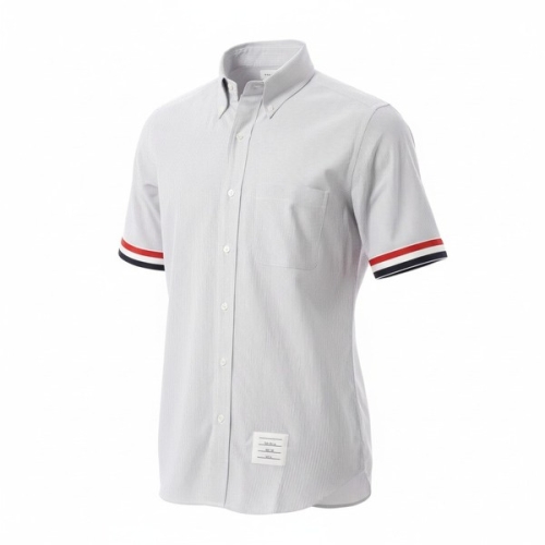 톰브라운 RWB 암밴딩 옥스포드 반팔 셔츠 MWS252A 06272 035