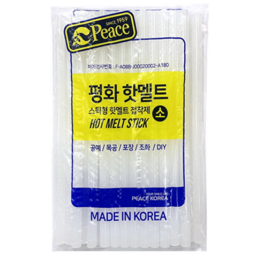 피스코리아 평화 핫멜트 스틱 소 600g이미지입니다. 누르면 해당 게시물로 새창이동합니다.