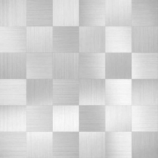 현대시트 접착식 메탈 타일 바둑사각 50mm 시트지 (1장, 30cm x 30cm)_이미지