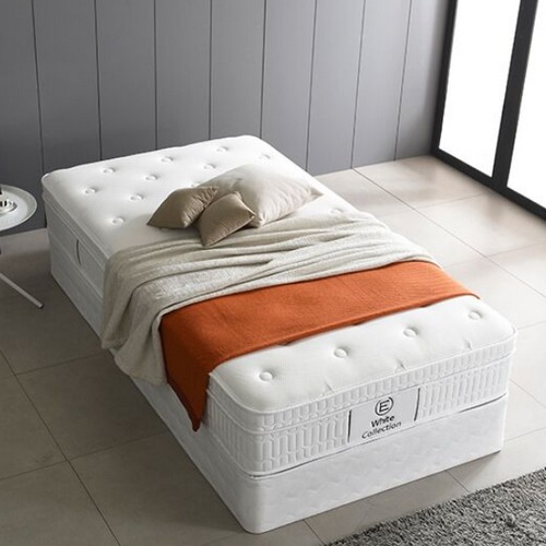 잉글랜더 티탄 호텔형 수납 LED침대 Q+협탁2개 (양모케미컬폼65T9존독립)_이미지