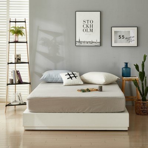 샤이닝홈 샤르르 졸리 순면 오가닉 40수 침대 매트커버 (싱글 S)