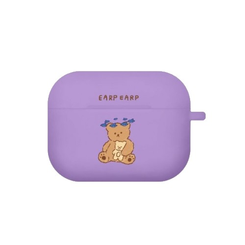 어프어프 에어팟 프로 blue bird bear 케이스_이미지