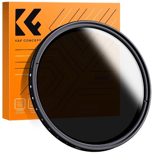 K&F Concept 슬림 가변 ND2-ND400 렌즈필터 (55mm)_이미지