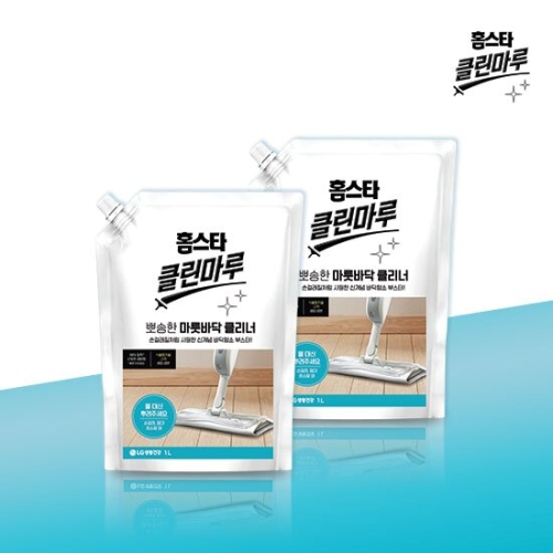 홈스타 클린마루 뽀송한 마룻바닥 클리너 1L (2개)_이미지