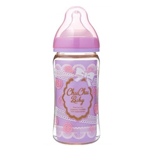  쭈쭈베이비 마마카와 PPSU 와이드 젖병 Girl 240ml [1개]