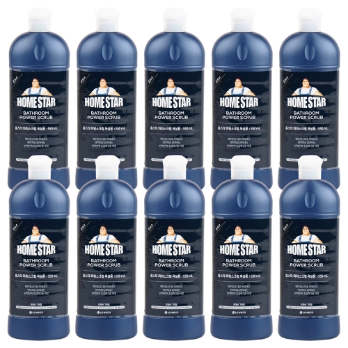 LG생활건강 홈스타 파워스크럽 욕실용 550ml (10개)