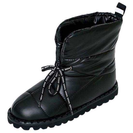 스타카토 리얼 퍼 패딩 부츠 PADDUGG-23F (BLK, 블랙)_이미지