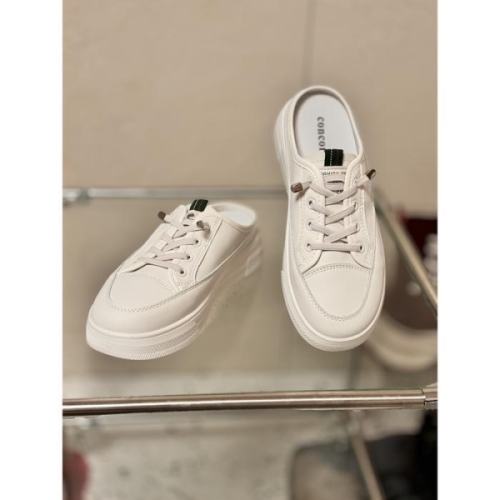 세이브존06 코쿤 라운드 뮬 스니커즈 4cm 2N6506
