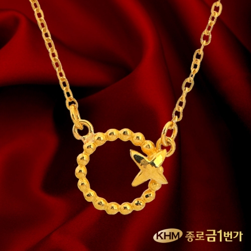 종로금1번가 24K 순금 목걸이 3.75g 볼링클로버 [1개]