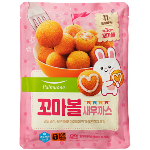 풀무원 꼬마볼 새우까스 252g (1개)