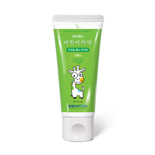 제니튼 닥터제니 저불소 어린이 치약 60g (1개)_이미지